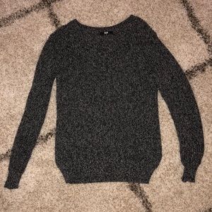 Black Multicolor Sweater